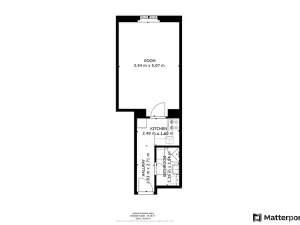 Pronájem bytu 1+kk, Praha - Žižkov, Milíčova, 28 m2