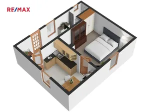 Prodej bytu 1+1, Plzeň, U Domažlické trati, 29 m2