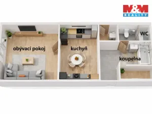 Pronájem bytu 1+1, Čermná nad Orlicí - Malá Čermná, 65 m2