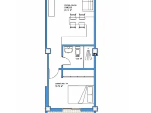 Prodej bytu 2+kk, Cómpeta, Španělsko, 46 m2