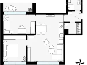 Prodej bytu 3+kk, Praha - Vysočany, V Předním Hloubětíně, 82 m2