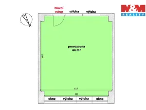 Pronájem obchodního prostoru, Ostrava, Mongolská, 44 m2