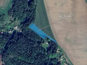 Prodej podílu pole, Lanžov, 1058 m2