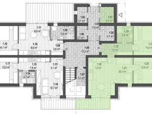 Prodej bytu 3+kk, Kunčice nad Labem, 66 m2