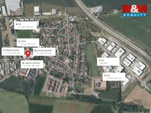 Pronájem bytu 2+kk, Jinočany, Náměstí 5. května, 43 m2