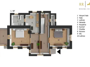 Prodej vily, Vranov nad Dyjí, Zadní Hamry, 307 m2