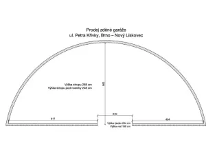 Prodej garáže, Brno, Petra Křivky, 63 m2