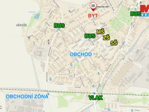 Pronájem bytu 2+1, Hradec Králové - Věkoše, Kyjevská, 66 m2
