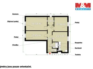 Prodej bytu 3+1, Sytno, 70 m2