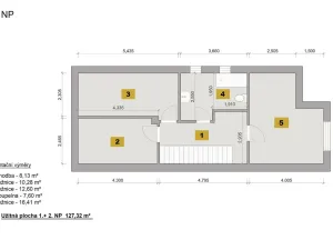 Pronájem rodinného domu, Trnová, 127 m2