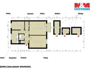 Prodej bytu 3+1, Chotěšov, Nové sídliště, 80 m2