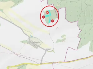 Prodej lesa, Milavče, 5759 m2