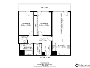 Pronájem bytu 3+kk, Praha - Hloubětín, Poděbradská, 86 m2
