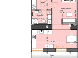 Prodej bytu 1+kk, Vrbno pod Pradědem, Žižkova, 42 m2