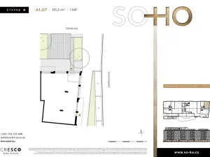 Pronájem obchodního prostoru, Praha - Holešovice, Dělnická, 151 m2