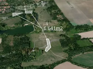 Prodej podílu pozemku, Lidice, 830 m2