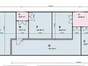 Pronájem skladu, Praha - Zličín, Do Blatin, 306 m2