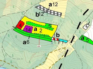 Dražba lesa, Jesenice, 2895 m2
