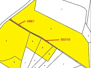 Prodej lesa, Otín, 928 m2