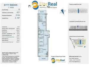 Prodej bytu 2+kk, Olomouc, Třída Jiřího Pelikána, 74 m2