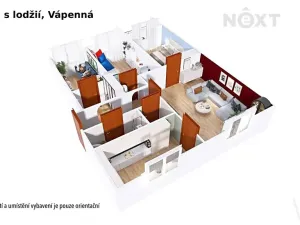 Prodej bytu 4+1, Vápenná, 83 m2