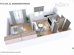 Prodej bytu 2+kk, Šumperk, Banskobystrická, 40 m2