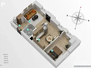 Prodej bytu 2+1, Svoboda nad Úpou, Nový svět, 38 m2