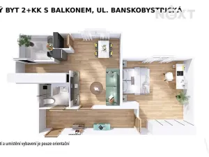 Prodej bytu 2+kk, Šumperk, Banskobystrická, 61 m2