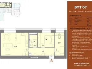 Prodej bytu 3+kk, Břehy, K Pile, 60 m2