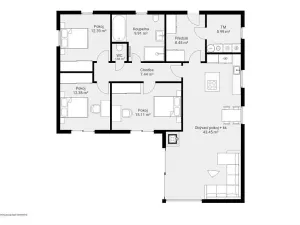 Prodej rodinného domu, Líšťany - Lipno, 115 m2