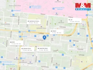 Pronájem bytu 2+kk, Praha - Bohnice, Poznaňská, 42 m2