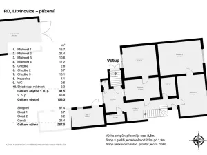 Prodej vícegeneračního domu, Litvínovice, 159 m2