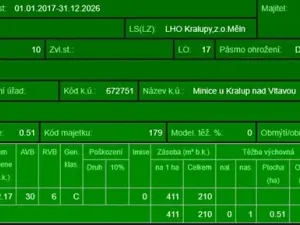 Prodej lesa, Kralupy nad Vltavou, 20392 m2