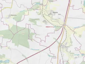 Dražba pozemku, Nerestce, 2436 m2