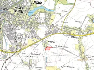 Prodej podílu komerčního pozemku, Jičín, 9990 m2