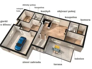 Prodej rodinného domu, Svémyslice, Sluncová, 155 m2