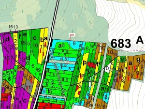 Dražba lesa, Vesce, 1673 m2