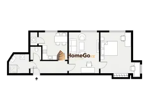 Pronájem bytu 3+kk, Praha - Nusle, Žateckých, 61 m2