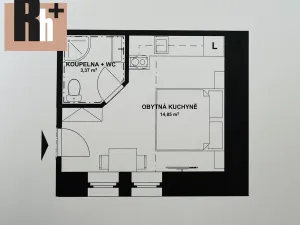Prodej bytu 1+kk, Horní Lhota, 20 m2