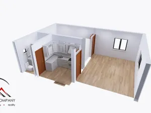 Pronájem bytu 2+kk, Krnov, Tolstého, 42 m2