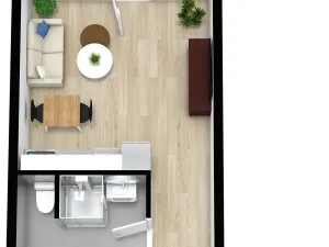 Prodej bytu 1+kk, Nový Bor, Svojsíkova, 29 m2