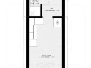 Pronájem bytu 1+kk, Praha - Chodov, Čenětická, 22 m2
