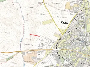 Prodej komerčního pozemku, Kyjov, 1955 m2