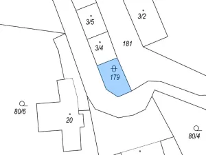 Dražba pozemku, Běleč, 103 m2