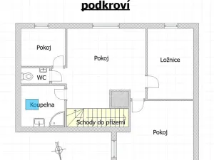 Prodej rodinného domu, Mnichovice, Zámecká, 110 m2