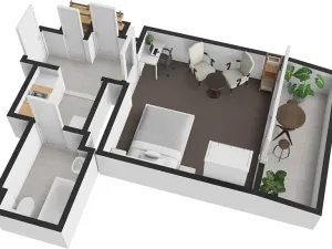 Prodej bytu 1+kk, Praha - Nusle, 5. května, 46 m2