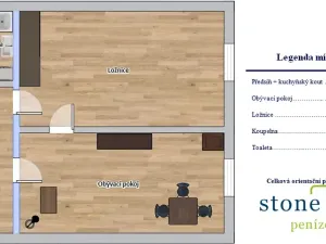 Pronájem bytu 2+1, České Budějovice, Fr. Hrubína, 58 m2