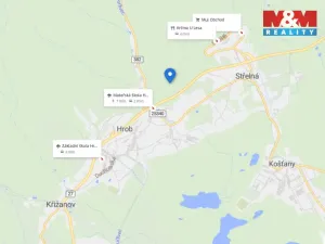 Prodej pozemku, Hrob, 443 m2