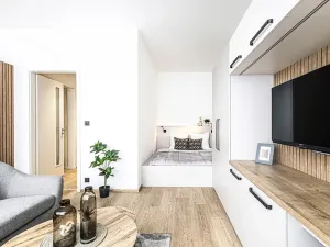 Pronájem bytu 1+kk, Praha - Karlín, Pobřežní, 31 m2