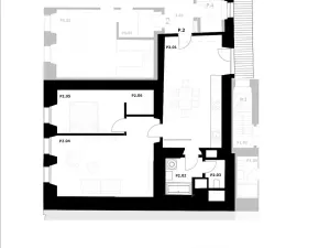 Pronájem bytu 2+1, Písek, Gregorova, 74 m2